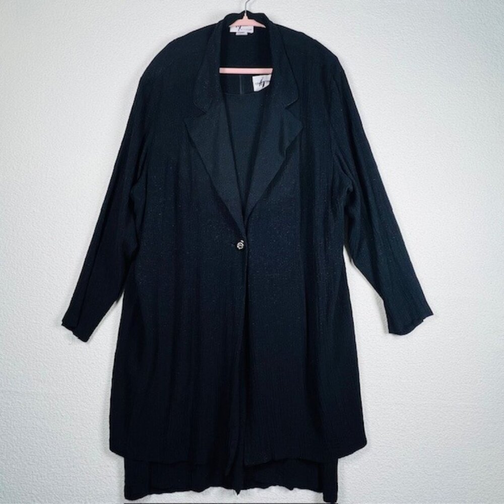 Alix Taylor Womens CottageCore 2 pc. Business Dress Suit Plus Size 24 Vintage